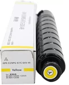 Smart Toner Npg-67 (Yellow) for Canon ir ADV C3320, C3325, C3330, C3520 ...