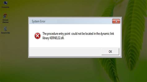 How to fix KERNEL32.dll