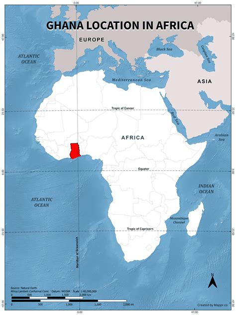 Ghana Maps | Mappr - map of africa ghana