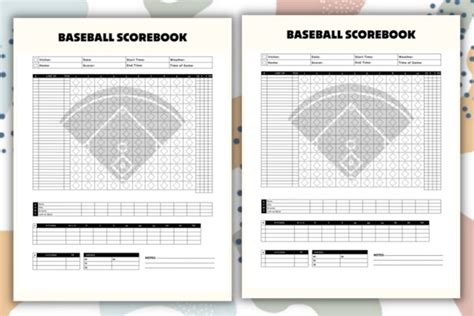 Baseball Scorebook Download - Printable Art and Words