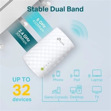 TP-Link AC750 Mesh Wi-Fi Range Extender (RE200) | Up to 750Mbps | Dual ...