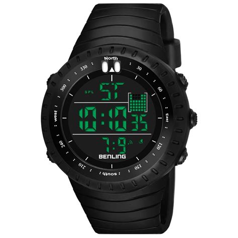 Vintage Collection Digital Watch for Men – Boys with Stopwatch | Calen ...