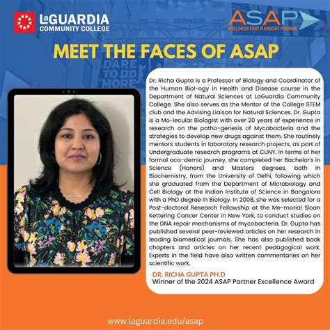 #asapprogram #laguardiacommunitycollege #stemmentor #facesofasap ...