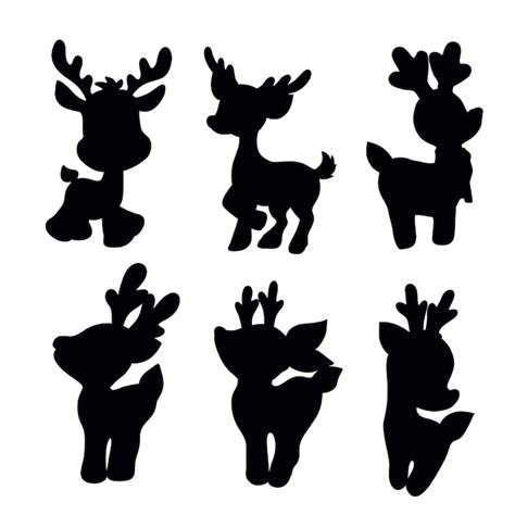 Images de Renne silhouette – Téléchargement gratuit sur Freepik