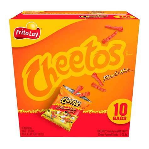 Buy Cheetos Flamin' Hot Cheese Flavored Snacks - 10ct Online at Lowest ...