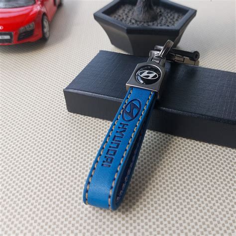 Hyundai Car Logo Leather Keychains – Ink N Ivory