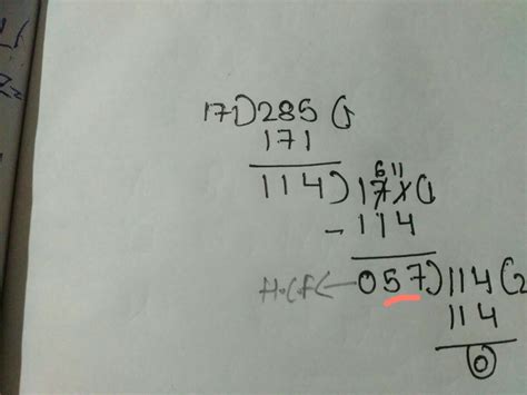 HCF of 171 285 full sum - Brainly.in