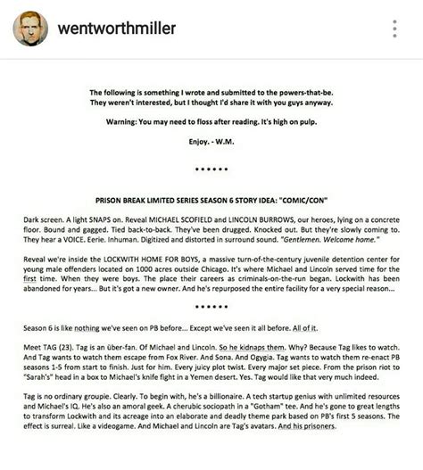 Image result for Prison Break Script Pastebin