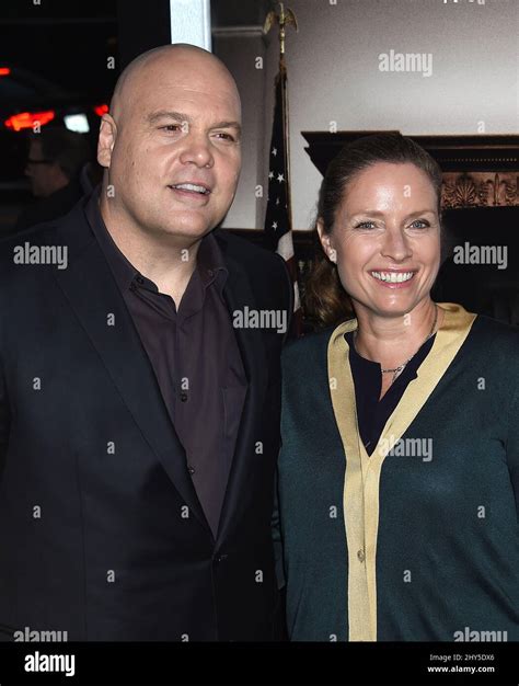 Vincent D'Onofrio and Carin van der Donk attending "The Judge" Los ...