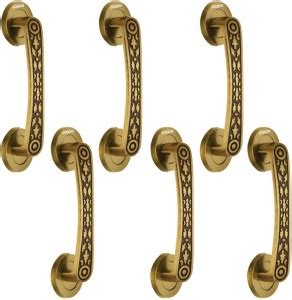 Peppa™ Antique Brass Finish Door/Cabinet Pull Handle 8 INCHES, (FLAME ...