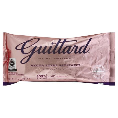 Guittard Chocolate Chips, Extra Semisweet, Akoma, 55% Cacao-Internal