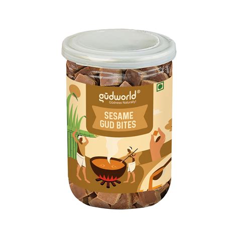 Sesame Gud Bites 300g I Limited Edition I Jaggery Cubes infused with r ...