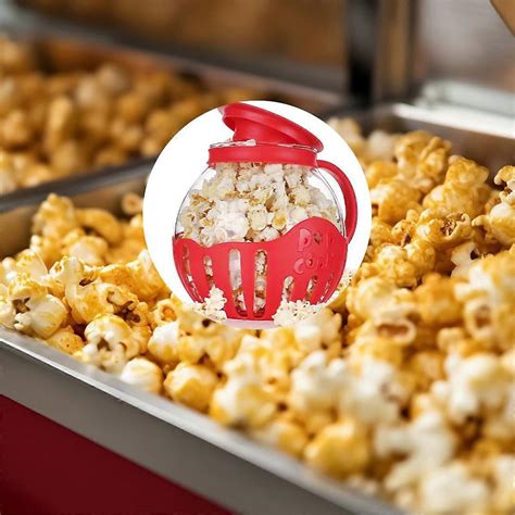 Popcorn Maker Microwave Snack Popcorn Air Poppers 2.25 Quart Popcorn ...