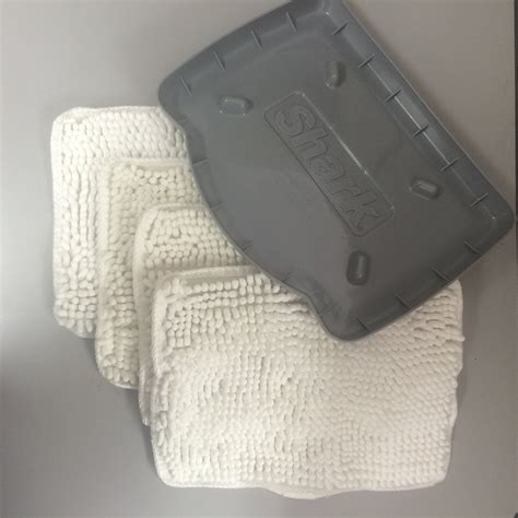 Set of 4 Genuine SHARK Accessory Vac-Then-Steam Mop Cleaning Pad With ...