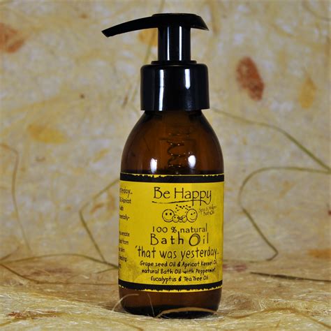 That was yesterday - Bath + Massage Oil - BE HAPPY The Family Care Company