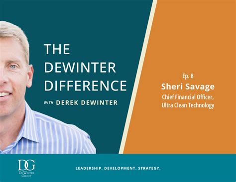 DeWinter Difference with Sheri Savage, CFO Ultra Clean Technology