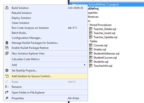 Image result for Create SQL Database Project Source Code