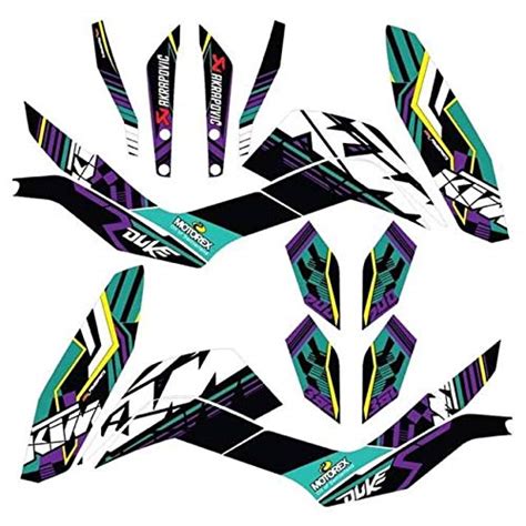 KTM Duke Decal Wrap Sticker Full Body Kit , wrapandride ® 125-200-390 ...