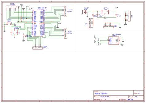 Image result for ATmega32 Programming Kit