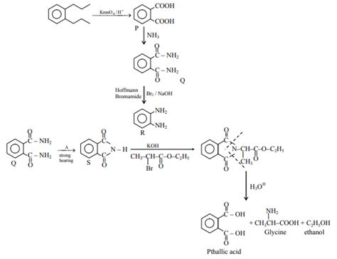 PARAGRAPH 2 Treatment of compound O with KMnO 4 / H +gave P, which on ...