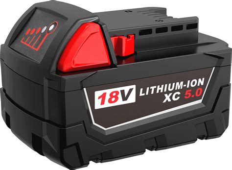 BULL-TECH 18V 48-11-1850 5.0 AH para batería milwaukee m18, compatible ...