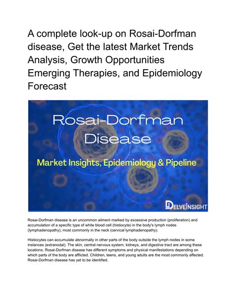PPT - Rosai-Dorfman disease Market Insights and Epidemiology Forecast ...