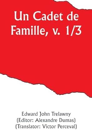 Buy Un Cadet de Famille, v. 1/3 Book Online at Low Prices in India | Un ...