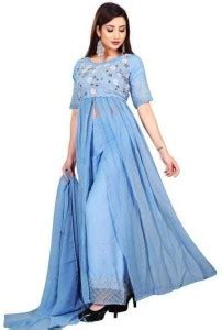 ramev creation Embroidered Kurta, Palazzo & Dupatta Set - Buy ramev ...