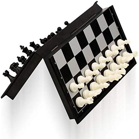 Buy QuadPro magnetic Travel chess set With folding chess board ...