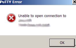 Image result for Putty Connection Issues