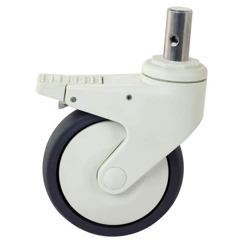 Non Rusting Medicare Castor | TPE Swivel Type Plastic Moulded Castors ...