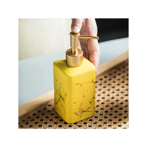 Buy UMAI Yellow Liquid Soap Sanitizer Shampoo Dispenser Online