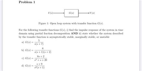 Image result for Transfer Function of Open Loop System