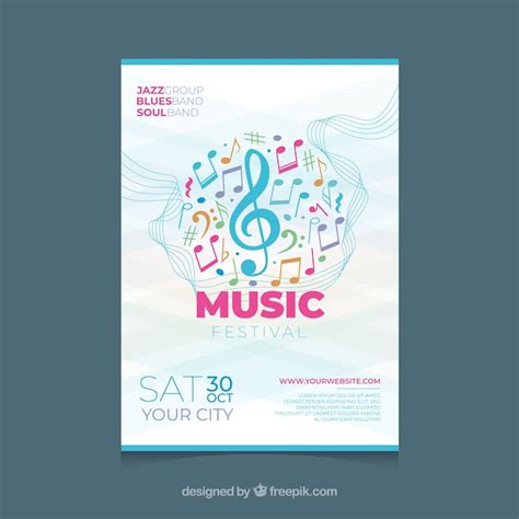 Musical notes poster Images - Free Download on Freepik