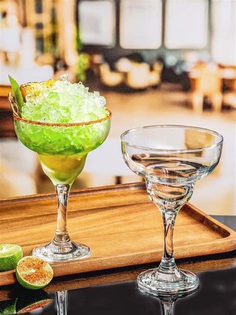 Roxx Clear Glass Tulip Cocktail Stem Glass Set of 4pcs RX-2807-2 ...