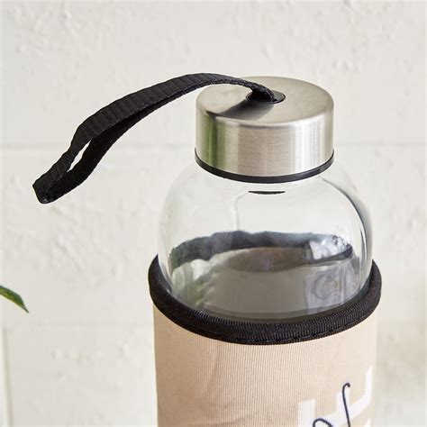 Buy Favola Cadillac Glass Water Bottle with Pouch - 600ml from Home ...