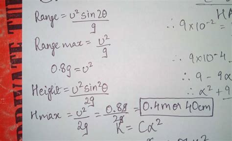 A man throws a ball to maximum horizontal distance 80cm .calculate thhe ...