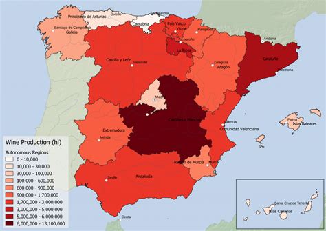 Spain’s wine regions in numbers and maps - Artoba Tours