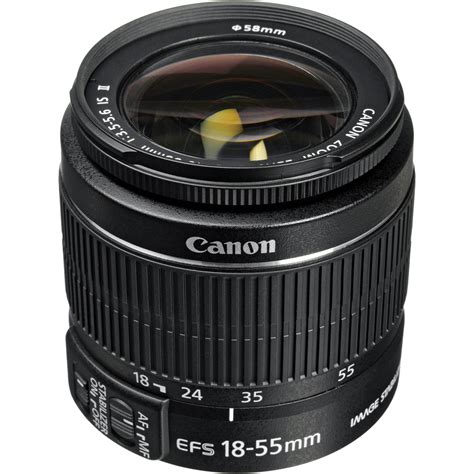Canon EF-S 18-55mm f/3.5-5.6 IS II Lens 2042B002 B&H Photo Video