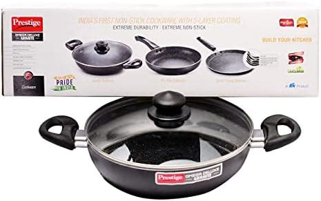 Buy Prestige Omega Deluxe Induction Base Non-Stick Aluminium, Glass ...