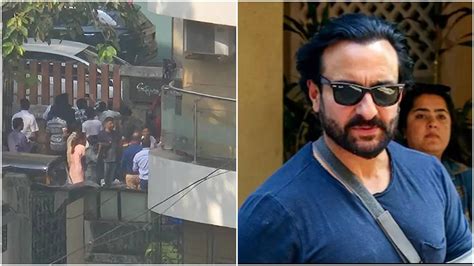 Saif Ali Khan welcomed by crowds as he returns home after recovery from ...