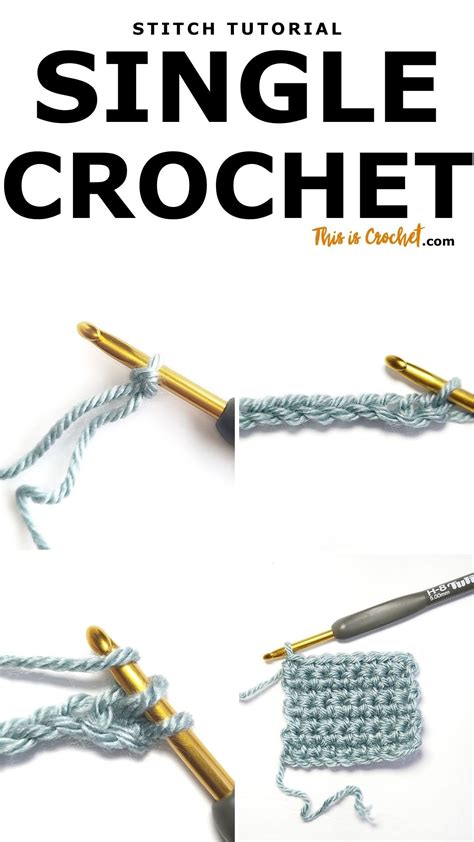 Single Crochet Stitch Diagram How To Crochet The Nub Stitch Using