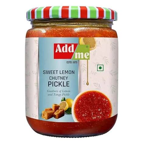 Sweet Lemon Chutney Pickle 600gm, Khatti Meethi Nimbu Ki Chatni – Add ...