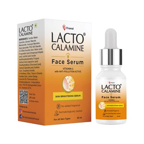 Lacto Calamine Vitamin C Face Serum with 98% Pure Vitamin C Complex ...