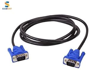 samest VGA Cable 1.5 m AV03 Male to Male VGA Cable 1.5 Meter, Support ...
