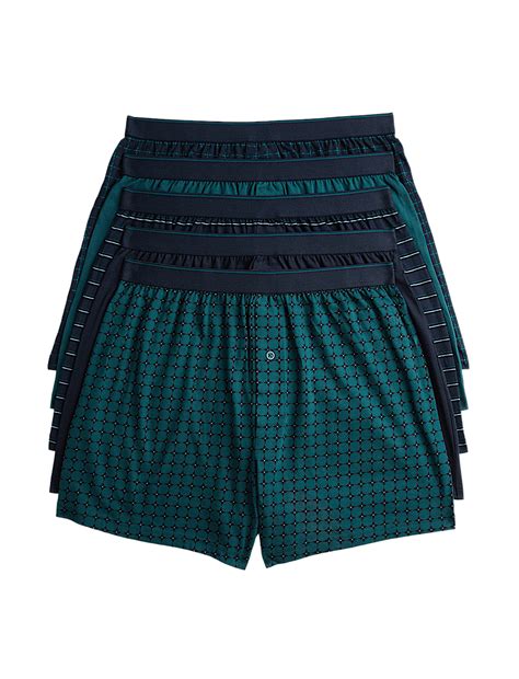 Buy 5 Pack Pure Cotton Cool & Fresh™ Jersey Boxers at Marks & Spencer