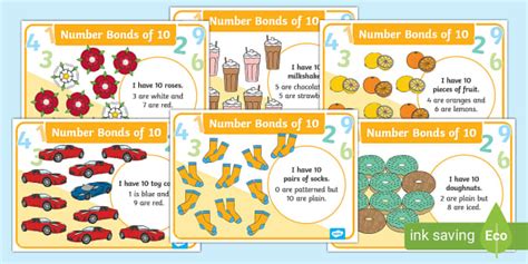 Number Bonds to 10 Stories