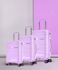 NASHER MILES Paris Hard-sided Polypropylene Luggage S3 Purple Trolley ...
