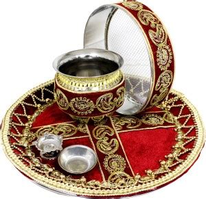 STAGLINE Karwachauth Pooja thali set,Diwali Puja thali Set, Letest ...