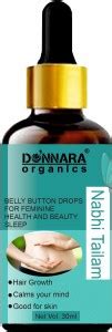 Donnara Organics Nabhi Tailam Belly Button Oil For Nourishing, Brighter ...